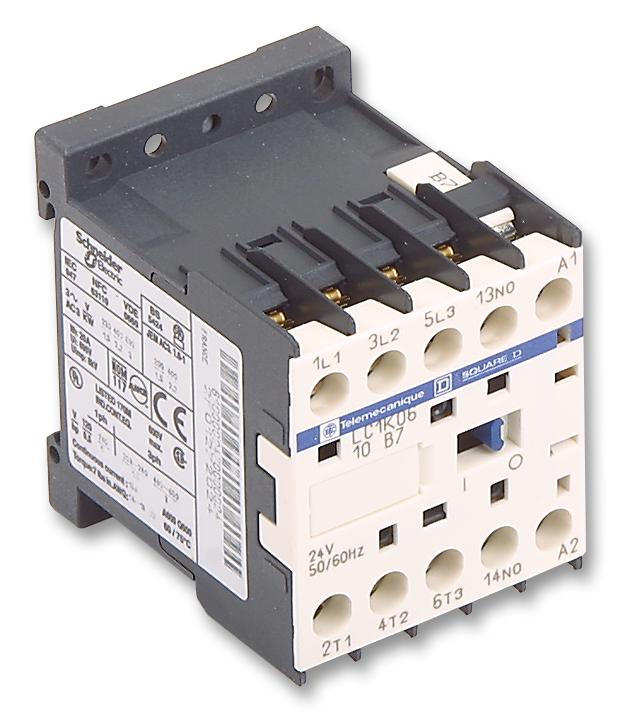 LC1K0610F7 CONTACTOR, 2.2KW, 110VAC SCHNEIDER ELECTRIC