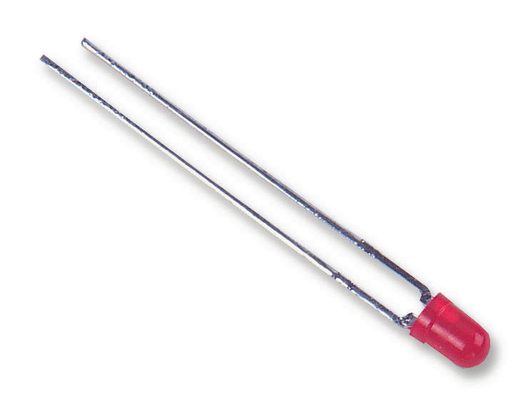 HLMP-1600 LED, 3MM, RED, 2.1MCD, 626NM BROADCOM