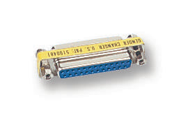 8105 GENDER CHANGER, D 2 SKT, 25WAY VIDEK