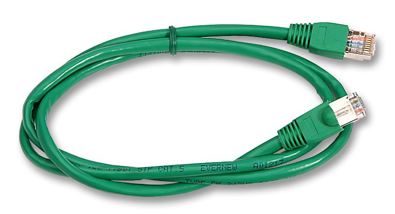 2965-1.25G PATCH LEAD, CAT5E, GREEN, 1.25M VIDEK