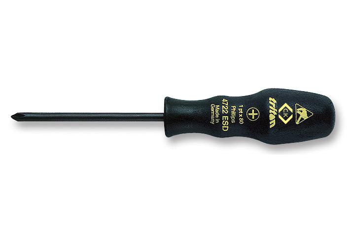T4722ESD 0 SCREWDRIVER, TRITON, ESD, PHILLIPS NO.0 CK TOOLS