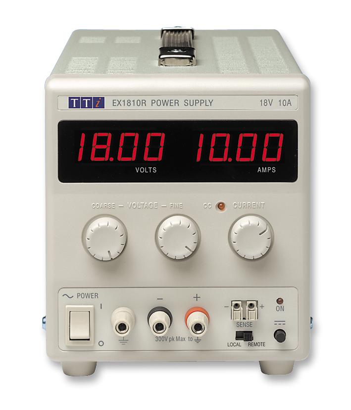 EX1810R POWER SUPPLY, 1CH, 18V, 10A, ADJUSTABLE AIM-TTI INSTRUMENTS