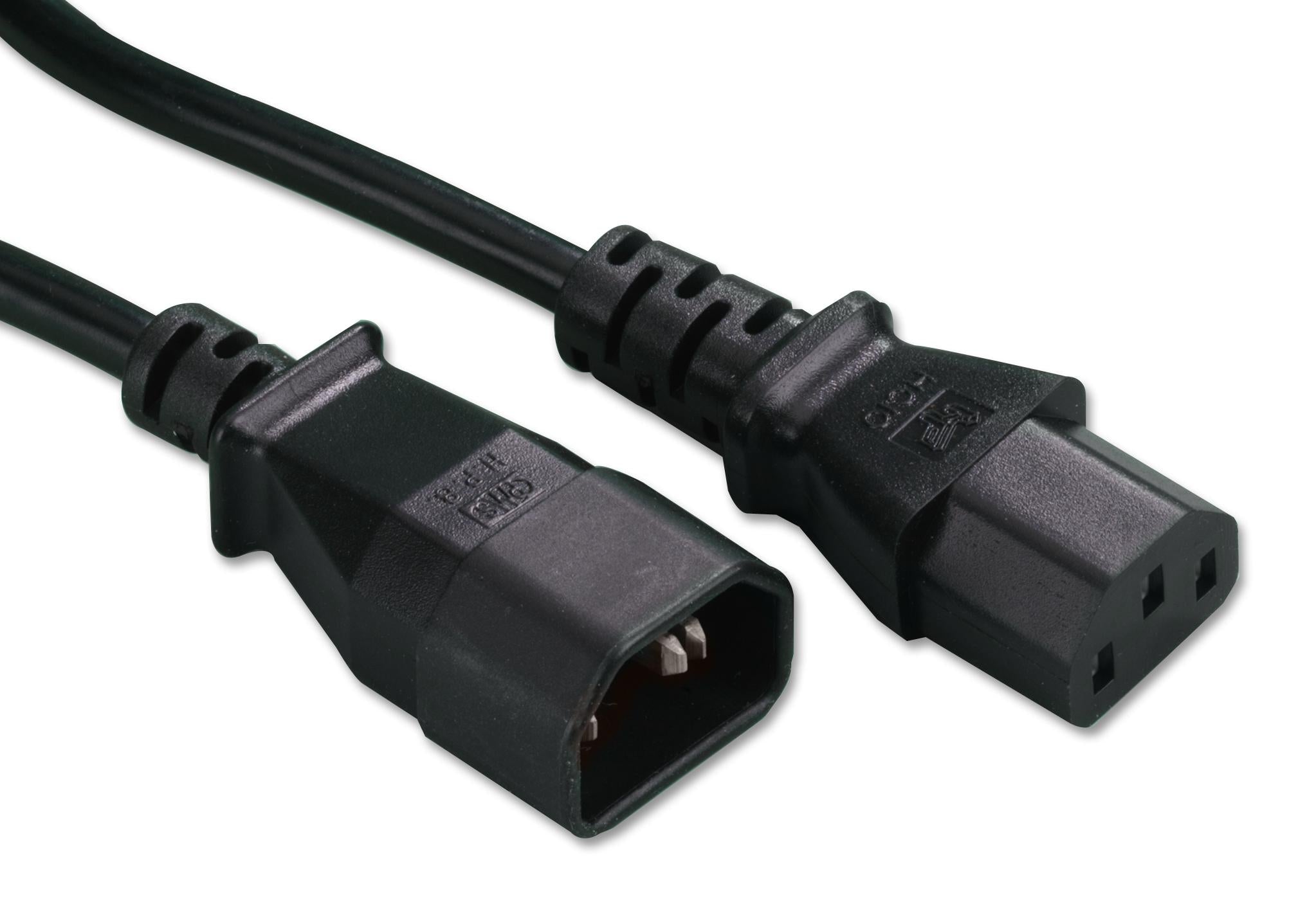 L102154 POWER CORD, IEC PLUG TO SOCKET, 1M MULTICOMP