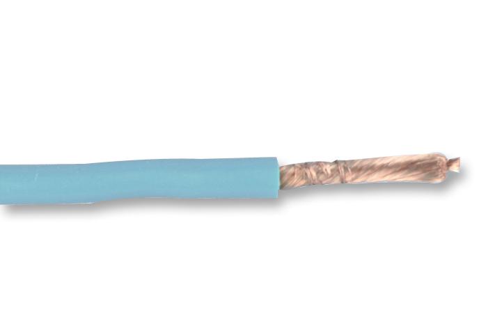61.7605-23 WIRE, SILICON, BLUE, 0.50MM, 5M STAUBLI