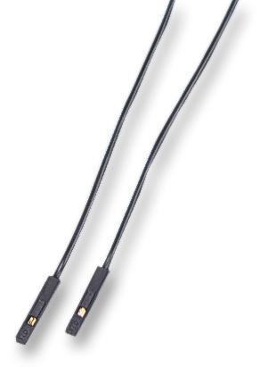 973604100 TEST LEAD, BLK, 250MM, 60V, 3A HIRSCHMANN TEST AND MEASUREMENT