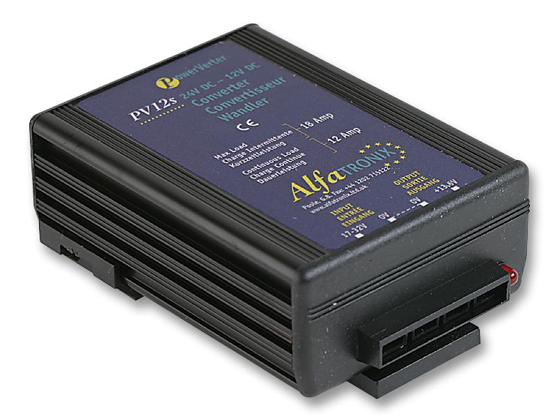 PV12S DC/DC CONVERTER, 12V, 12A ALFATRONIX
