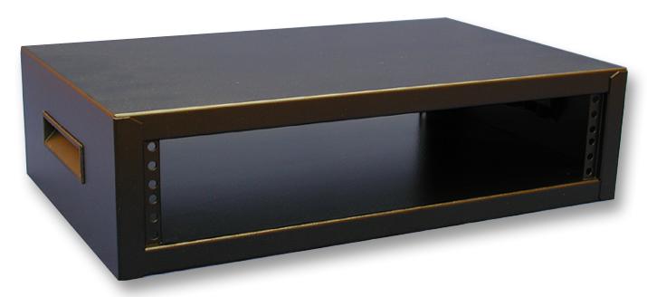 RCBS1900513BK1 RACK CABINET, DESKTOP, 133.4MM, STL, BLK HAMMOND