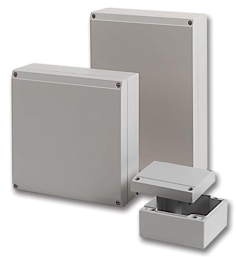 04.14 18 07 BOX, DIECAST, IP65, GREY ROSE