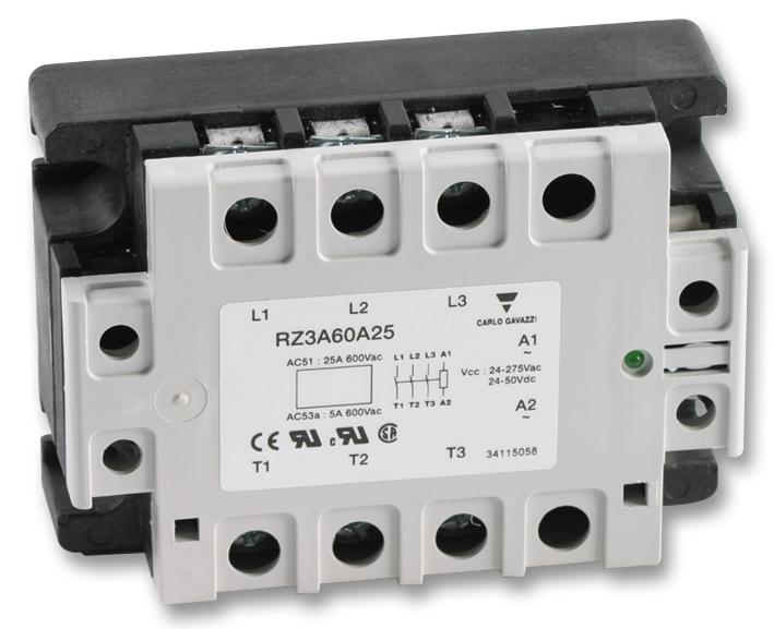 RZ3A60D40 SSR, 40A, 600VAC CARLO GAVAZZI