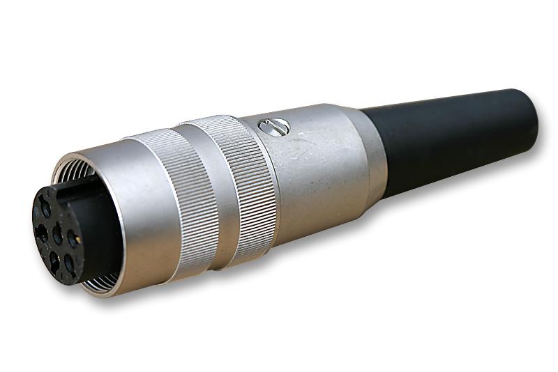 KV60 SOCKET, DIN, STRAIGHT, 6WAY LUMBERG