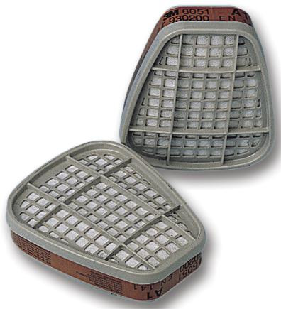 6055 A2 GAS & VAP FILTER A2 PK4 PAIRS 3M