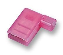 DNFPO1-6.3FLAG CRIMP TERMINAL, FEMALE, RED, PK100 MULTICOMP PRO