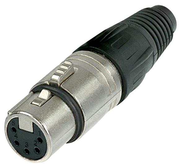 NC5FX SOCKET, XLR, FREE, 5POLE NEUTRIK
