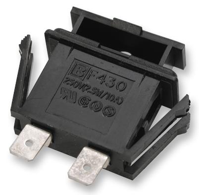 FX0430/63 FUSE HOLDER, SNAP IN, 20X5MM BULGIN LIMITED