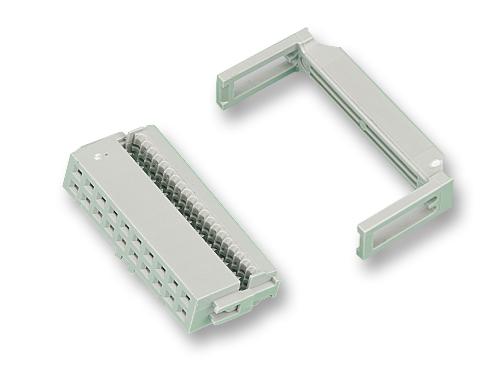 71600-014LF SOCKET, IDC, WITH S/RELIEF, 14WAY AMPHENOL ICC