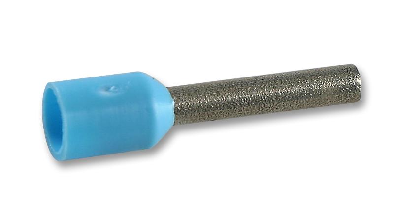 E2518-BLUE FERRULE, 14AWG, 24MM, NYLON, BLUE, PK100 MULTICOMP PRO