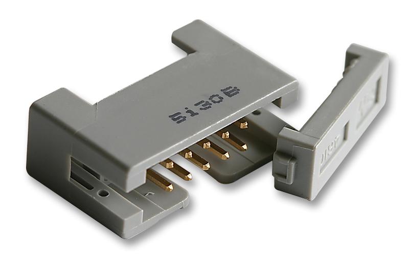 4610-6051 HEADER, IDC, NO LUGS, 10WAY 3M