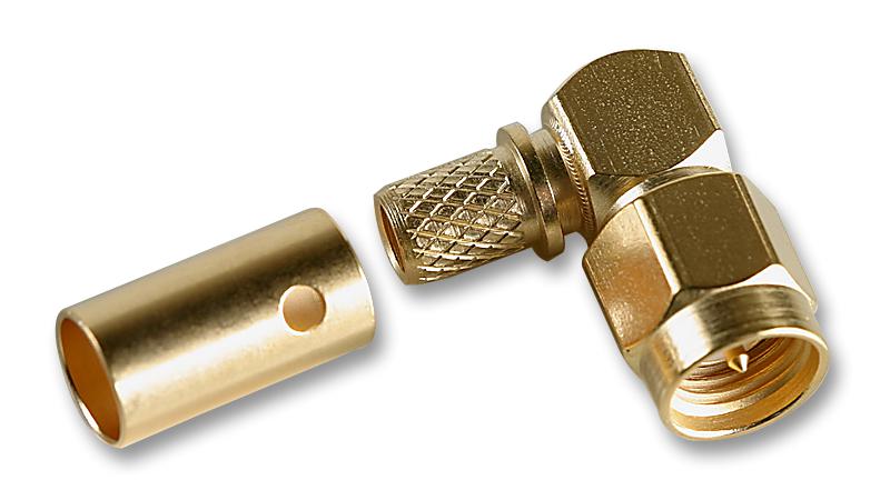 R125175000 RF COAXIAL, SMA, RIGHT ANGLE PLUG, 50OHM RADIALL