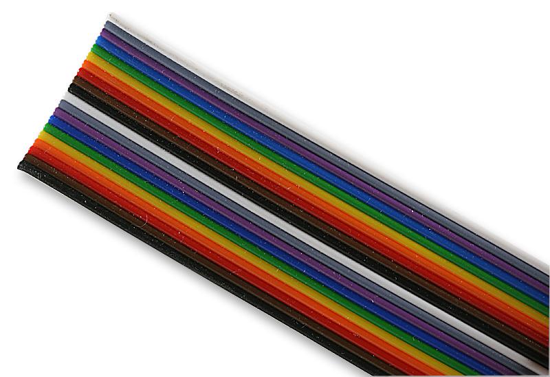 FBLA10-24-25 RIBBON CABLE, 7/0.2MM, 10WAY, 25M MULTICOMP PRO