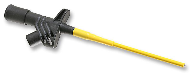 972306100 HOOK, TEST, 4MM, BLACK, LAS N WS HIRSCHMANN TEST AND MEASUREMENT