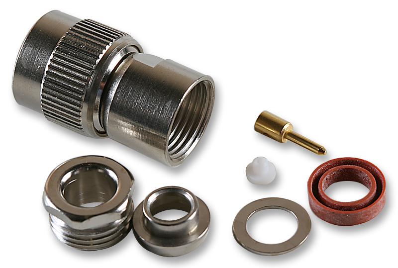 R143012000 RF COAXIAL, TNC, STRAIGHT PLUG, 50OHM RADIALL