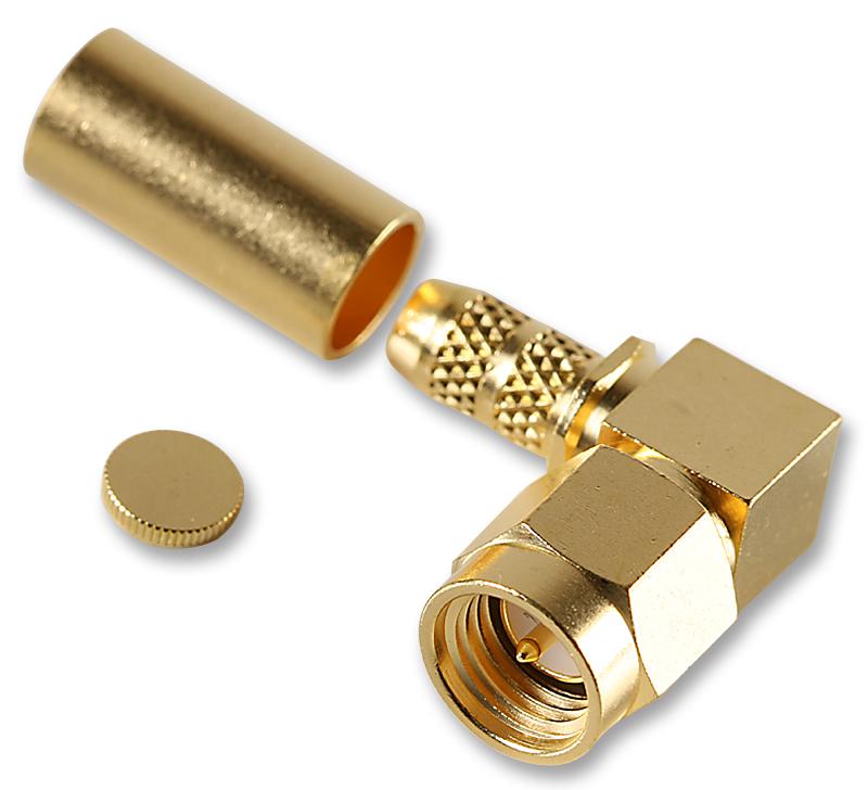 16 SMA-50-3-105/111NE RF COAXIAL, SMA, RIGHT ANGLE PLUG, 50OHM HUBER+SUHNER