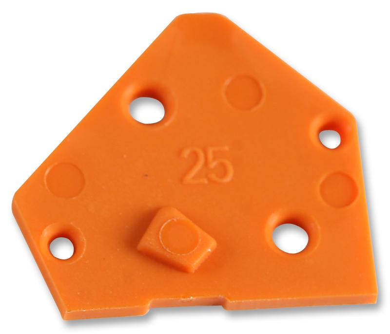 236-600 END COVER, ORANGE WAGO