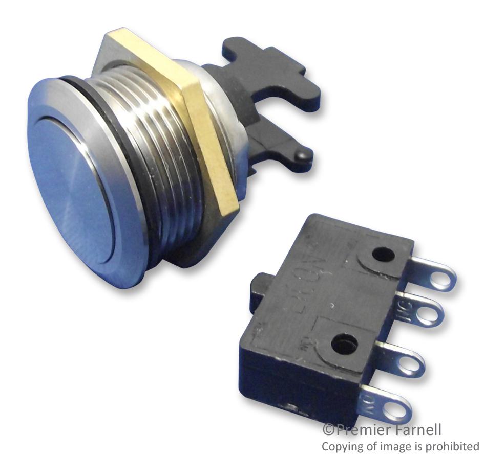 76-9510/4044 PUSHBUTTON SWITCH, 15MM ITW SWITCHES