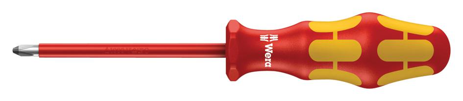 165 I PZ2 VDE SCREWDRIVER, VDE, POZI NO.2 WERA