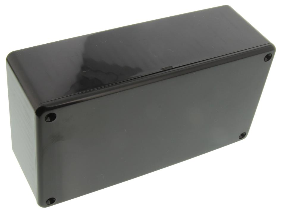 1591DBK BOX, ABS, BLACK, 150X80X50MM HAMMOND