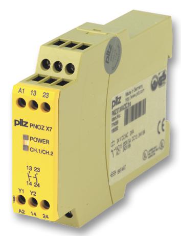 PNOZ X7 240VAC RELAY, SAFETY, DPST-NO, 240VAC, 6A PILZ