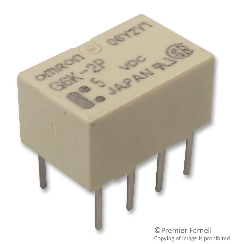 G6K-2P  DC5 RELAY, SIGNAL, DPDT, 30VDC, 1A OMRON