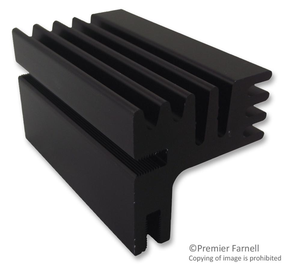 SK 125/50 SA HEAT SINK, EU CARD, 4.9 - 9.1°C/W FISCHER ELEKTRONIK