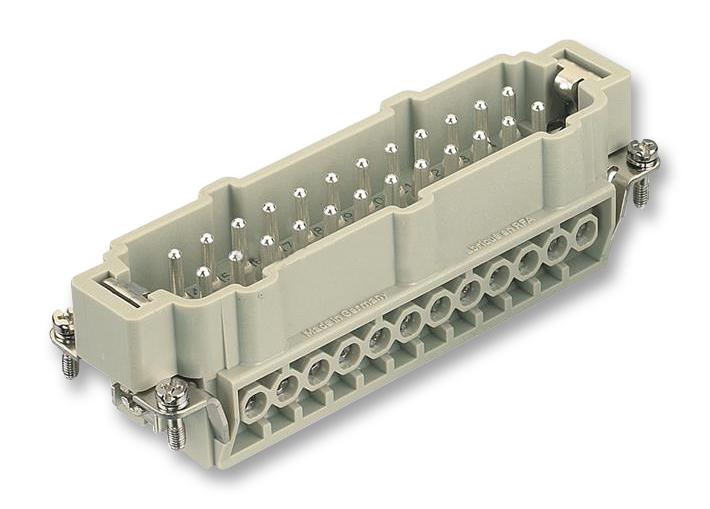 0933 024 2601 INSERT, PLUG, 24+PE WAY, SIZE 24B, 16A HARTING