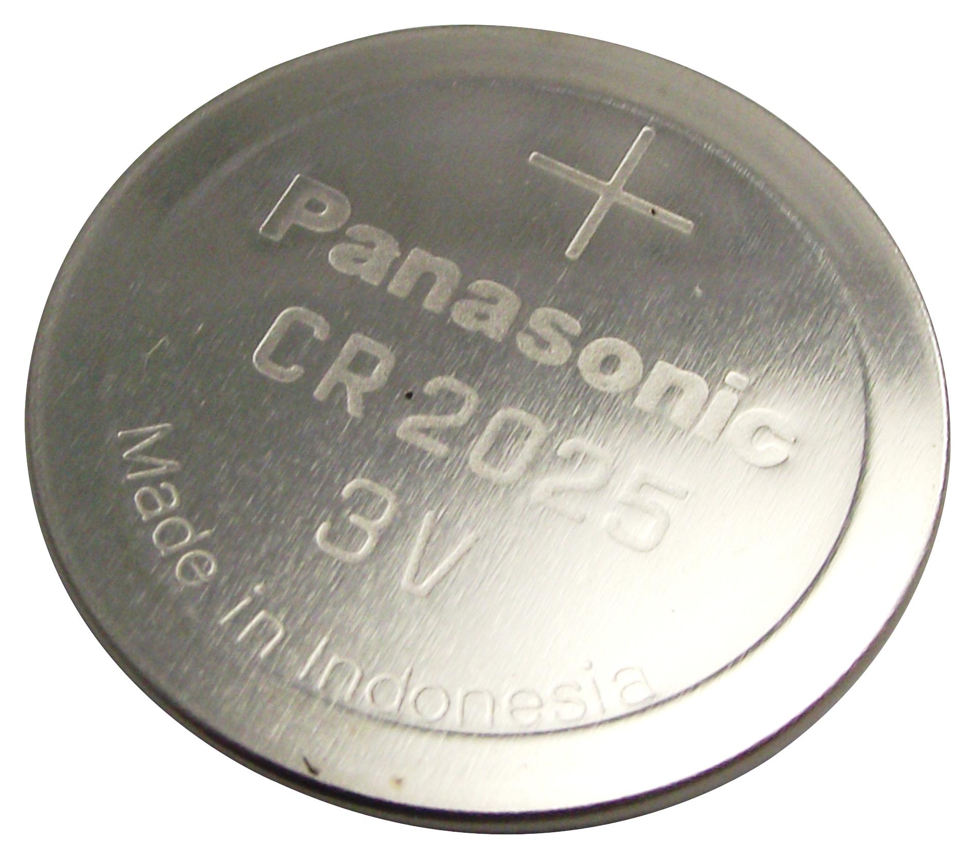 CR-2025/BN CELL, LITHIUM COIN, 165MAH PANASONIC