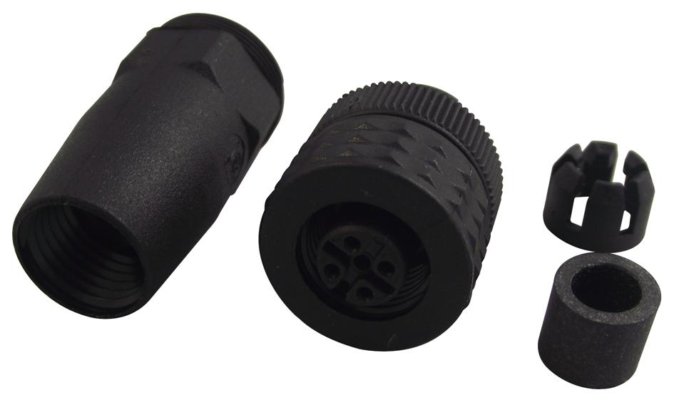 ELKA 4012K PG7 SOCKET, FREE, M12, 4WAY HIRSCHMANN