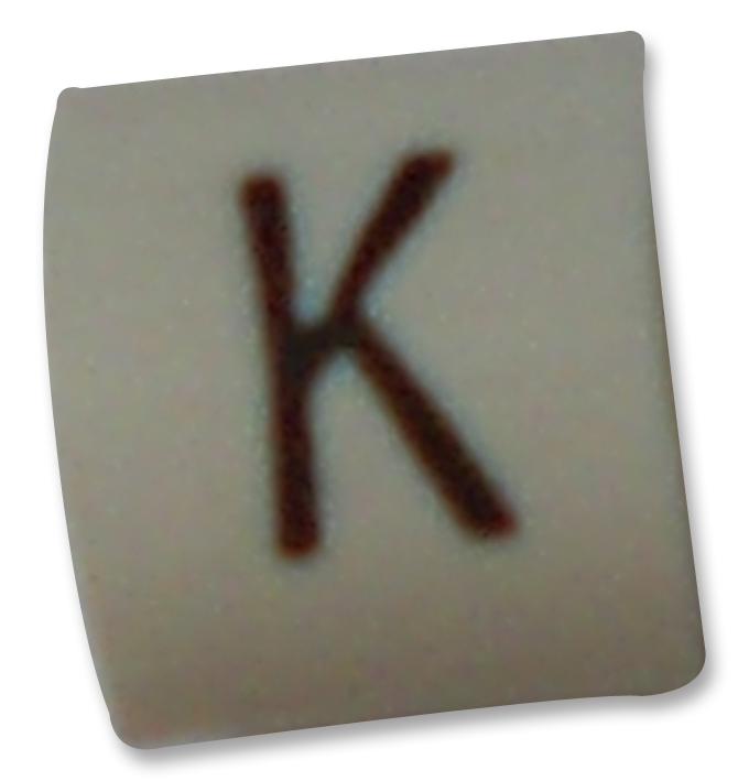 06161920 CABLE MARKER, K, PK100 TE CONNECTIVITY