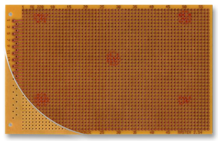 RE120-HP PCB, EUROCARD, FR2, 2.50MM, 31 POL ROTH ELEKTRONIK