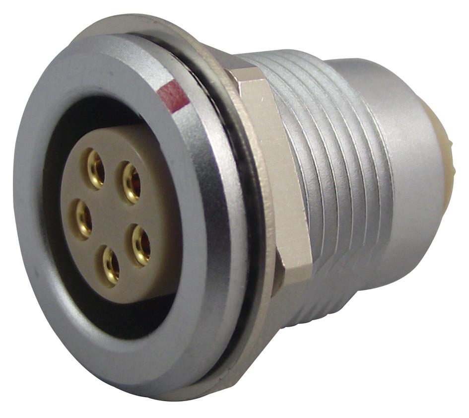 EGG.2B.305.CLL SOCKET, PANEL, 5WAY LEMO