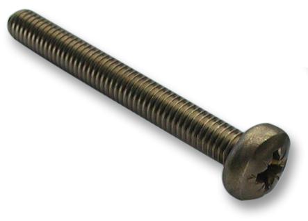 M26 PRA2MCS100- SCREW, POZI PAN, S/S, A2, M2X6, PK100 TR FASTENINGS