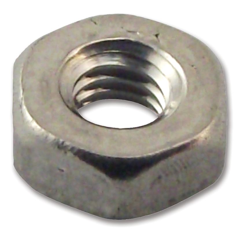 M6- HFA2-S100- FULL NUT, STAINLESS STEEL, A2, M6, PK100 TR FASTENINGS