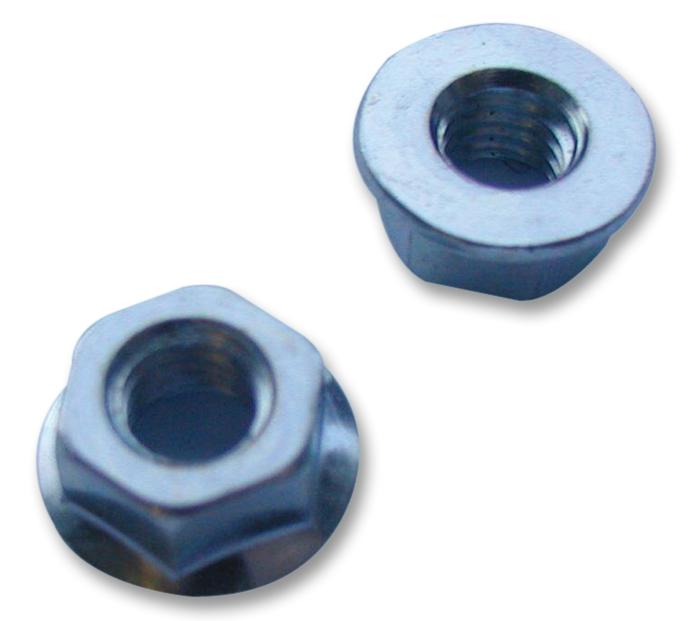 M8-FNST-Z100 FLANGE NUT, PLAIN, BZP, M8, PK100 TR FASTENINGS