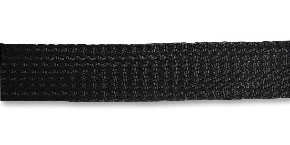 BSFR-025 25M BRAID SLEEVE, 25MM, BLACK, 25M PRO POWER
