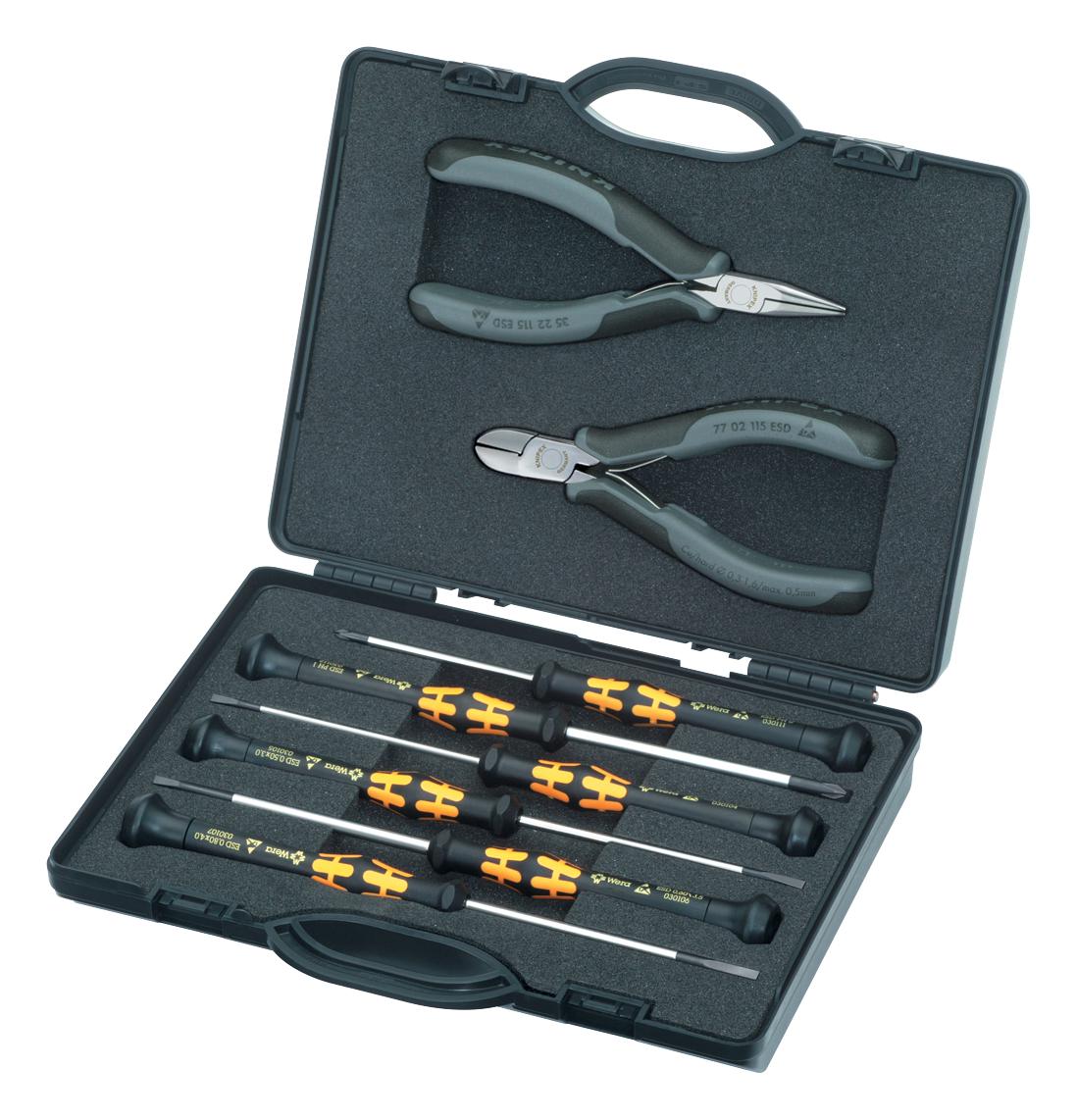 00 20 18 ESD TOOL SET, ESD, 8PC KNIPEX