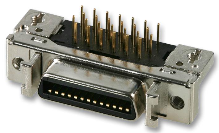 10236-5212PL RECEPTACLE, MDR, R/A, 36WAY 3M