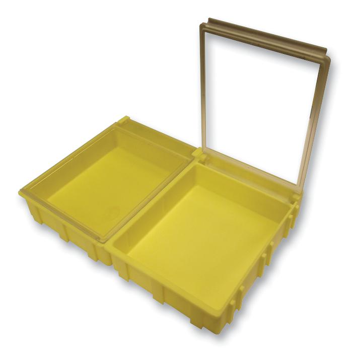 SMD-BOX N4-2-3-4-1 BOX, SMD, 68X57X15MM, B=YEL, L=TRANSP LICEFA
