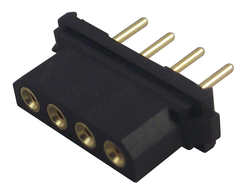 M80-8400445 SOCKET, VERTICAL, 1ROW, 4WAY HARWIN