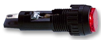 1.02.157.105/1300 SIGNAL LAMP, RED LED, RED LENS RAFI