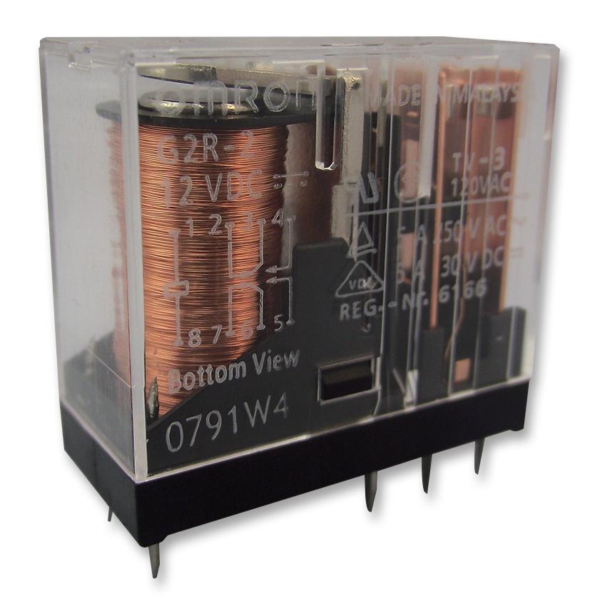 G2R-2  DC12 RELAY, DPDT, 250VAC, 30VDC, 5A OMRON