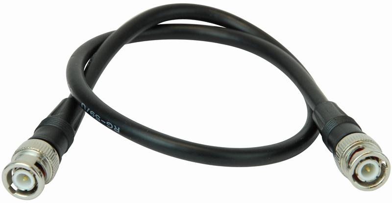 MC002870 RF CABLE ASSY, BNC PLUG-BNC PLUG, 500MM MULTICOMP PRO